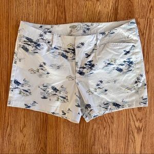 White Patterned Old Navy Pixie Shorts